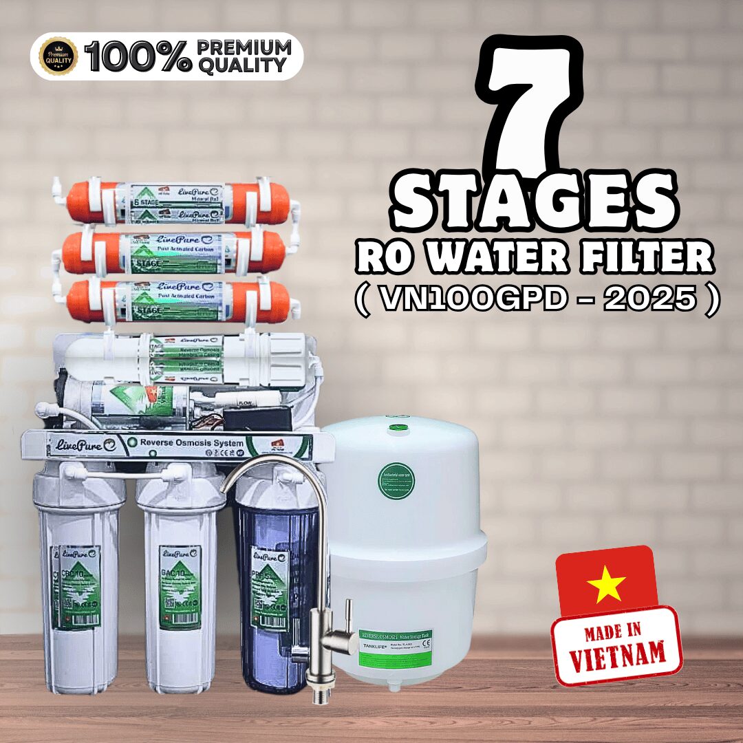 Livepure 7 stages RO water filter plant - Best RO filters