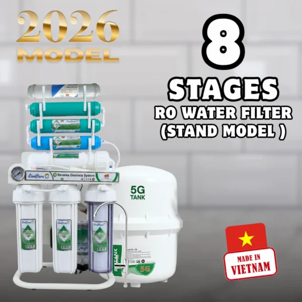 Livepure 8 Stage Ro Stand And Pressure Guage Model 2026