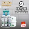 LivePure 9 Stages RO Stand and Pressure Guage Model 2026