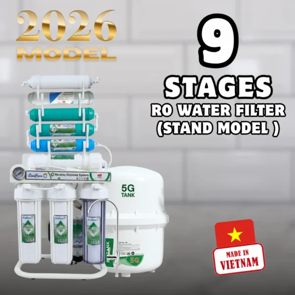 Livepure 9 Stages Ro Stand And Pressure Guage Model 2026